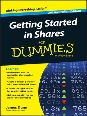 cover image of Getting Started in Shares For Dummies